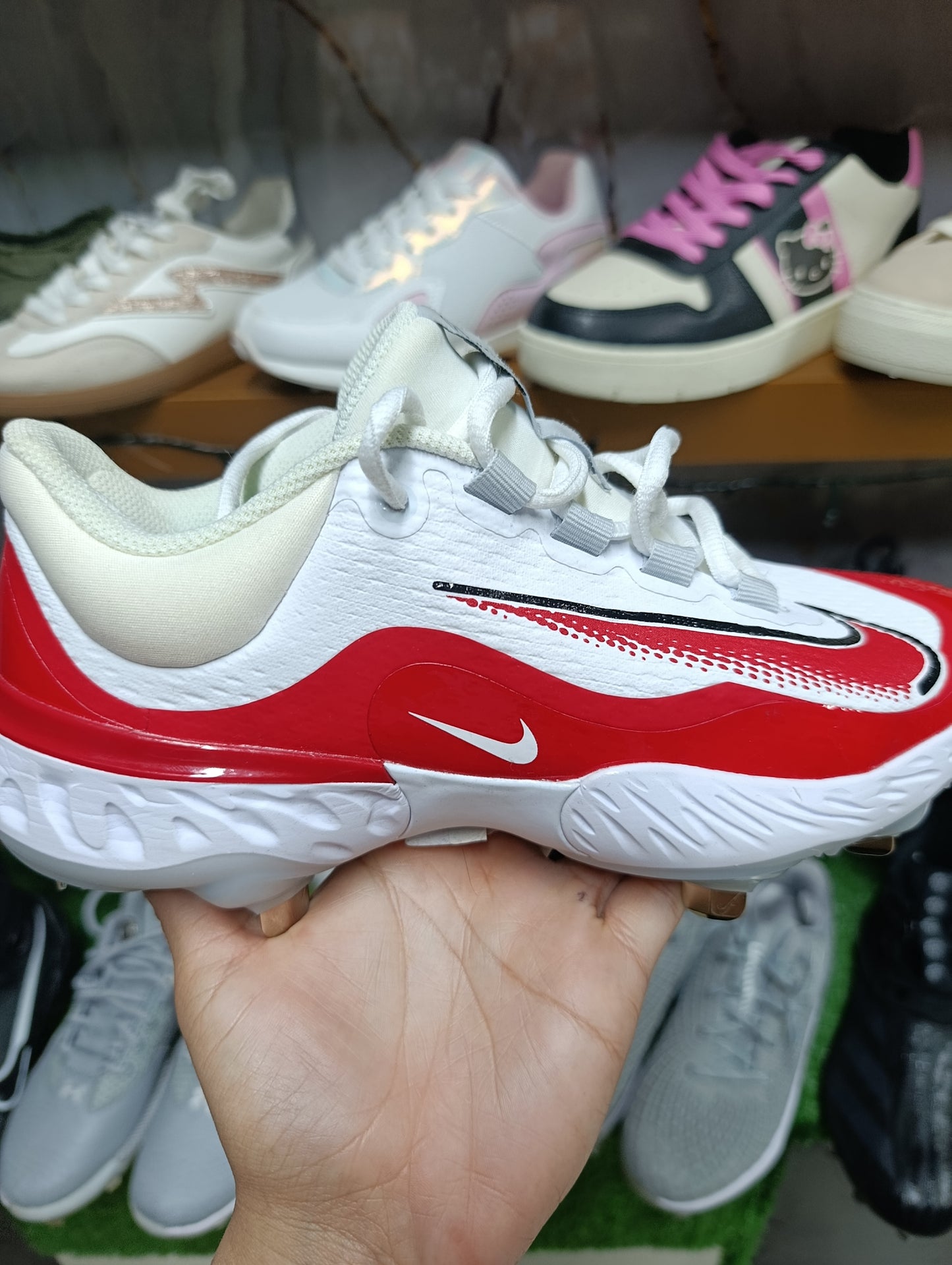 Tacos de Béisbol Nike Alpha Huarache Elite 4 metal.