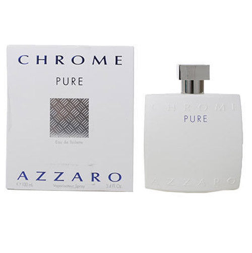 AZZARO CHROME PURE 3.4 OZ EDT MEN