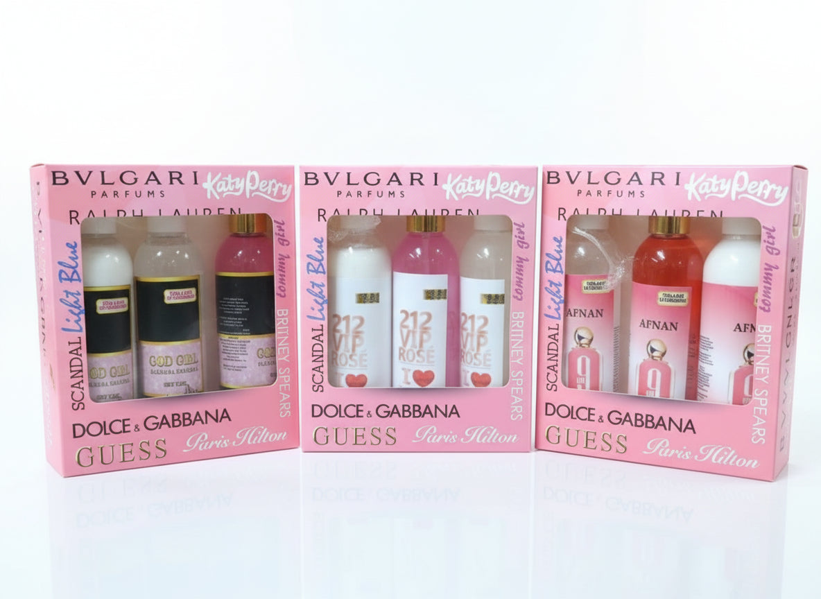 Set de Jabón, crema y splash