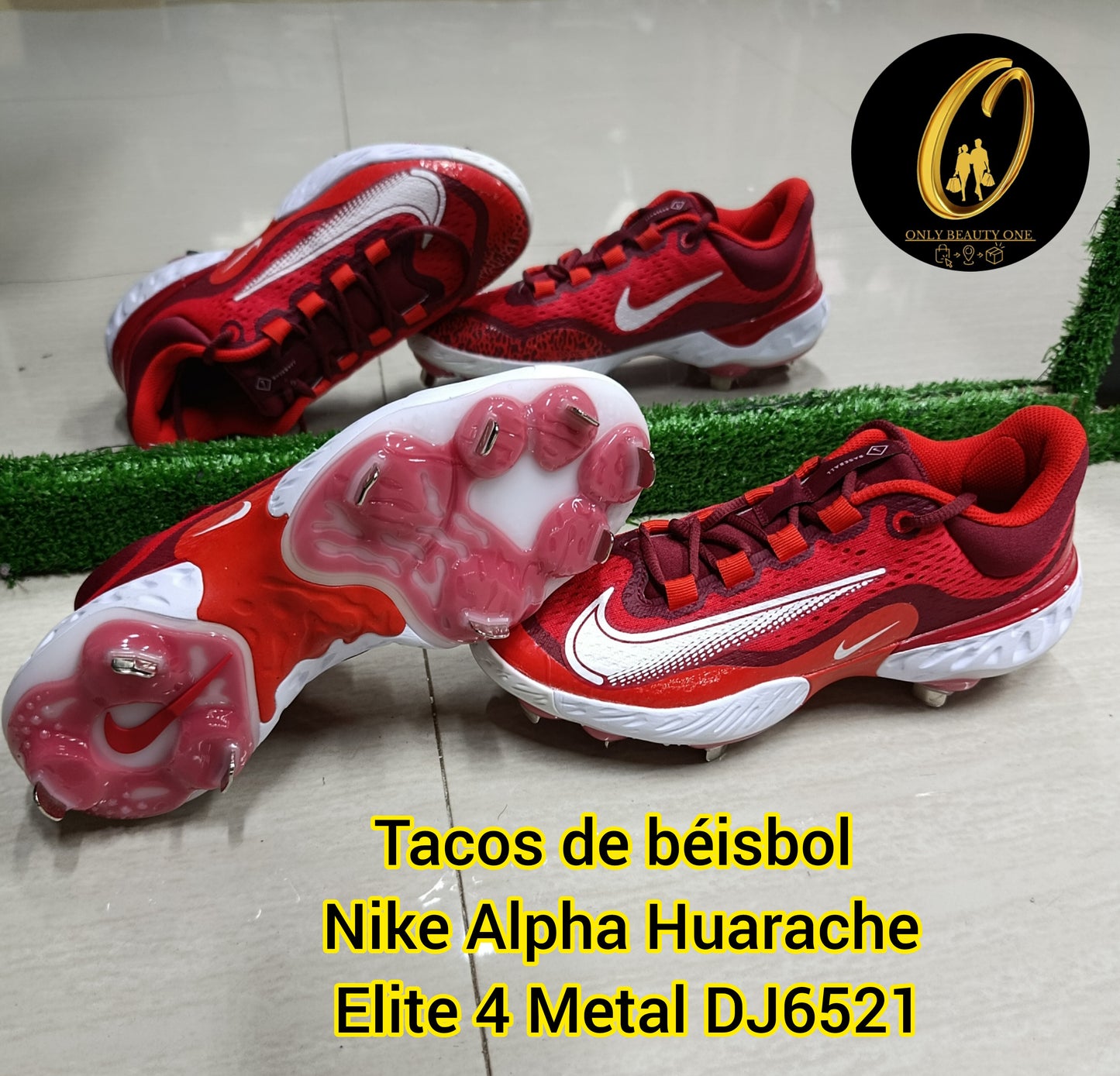 Tacos de Béisbol Nike Alpha Huarache Elite 4 metal.