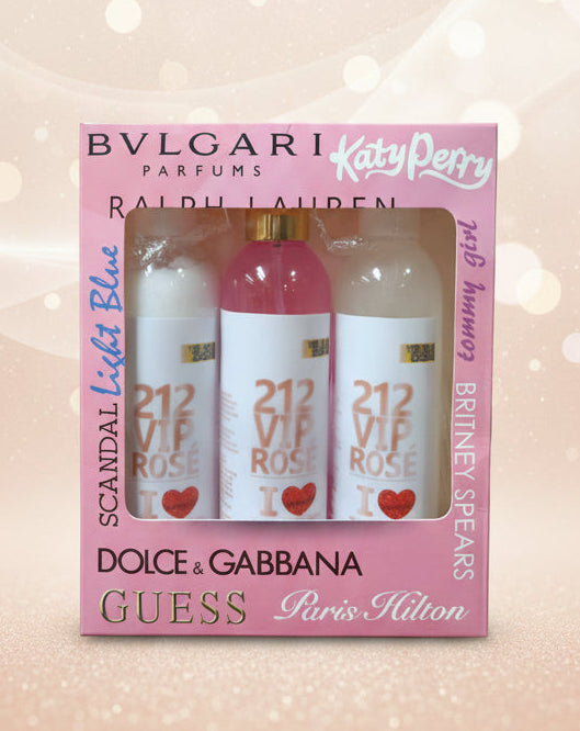 Set de Jabón, crema y splash